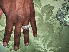 The GUU Shop 925S & VVS Moissanite Layered Diamond Ring White Gold Review
