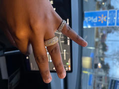 The GUU Shop 925S & VVS Moissanite Layered Diamond Ring 18K Gold Review