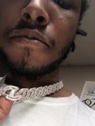 The GUU Shop Baguette Chain Link Necklace in White Gold Review