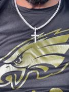 The GUU Shop Bundle White Gold Iced Cross + 3mm Iced Tennis Chain Review