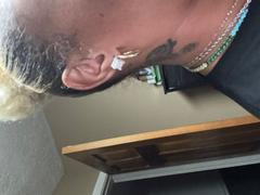 The GUU Shop 925s VVS Moissanite Iced 3D Cube Earrings In White Gold Review
