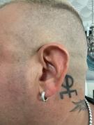 The GUU Shop 925s VVS1 Moissanite Fully Iced 3D Hoop Earrings In White Gold Review