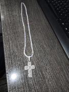 The GUU Shop 8.0 Carat VVS Moissanite Gemstone Cross Necklace In White Gold Review