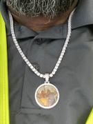 The GUU Shop 925S & VVS Moissanite 3D Circle Custom Picture Pendant Review
