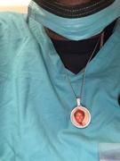 The GUU Shop 925S & VVS Moissanite 3D Circle Custom Picture Pendant Review