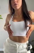 My Outfit Online Racer Back Athleisure Crop Top - Pure White Review