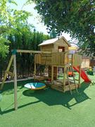 juegoyjardin.com Parque infantil Mars con casita y rocódromo Review