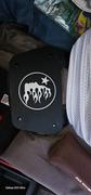 Basic Black Unbranded SLF Football Back Plate