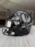 Chrome Silver Football Helmet Visor Quick Clips