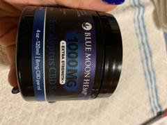 purecbdnow.com Bluemoon Creme Blu CBD Salve 500mg or 1000mg Review
