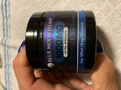 purecbdnow.com Bluemoon Creme Blu CBD Salve 500mg or 1000mg Review