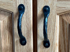 Old West Iron Hand Forged Iron Cabinet Handle Wrought Drawer Pull Rustic Farmhouse Style Review