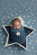 Newborn Studio Props Vintage Star Bowl - White Review