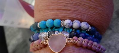 Chakras Shop Bracelet Confiance et Harmonie avec Coeur et Perles de Quartz Rose Review