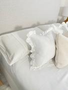 Hampton and Astley Egyptian Cotton Sateen Luxury Duvet Cover and Two Pillowcases, Pure White Review