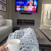 touchstonehomeproducts.com Sideline Elite 60 Inch Refurbished Recessed Electric Fireplace Review