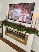 touchstonehomeproducts.com The Sideline Deluxe Gold 50 Inch Recessed Smart Electric Fireplace 86275 Review