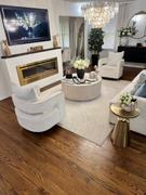 touchstonehomeproducts.com The Sideline Deluxe Gold 50 Inch Recessed Smart Electric Fireplace 86275 Review