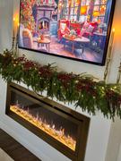 touchstonehomeproducts.com The Sideline Deluxe Gold 50 Inch Recessed Smart Electric Fireplace 86275 Review