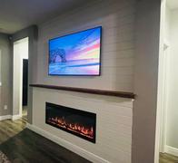 touchstonehomeproducts.com Sideline Fury 57 Inch Slim-Depth Recessed Smart Electric Fireplace 80055 Review