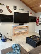 touchstonehomeproducts.com Sideline Elite Pro 72-inch Smart Electric Fireplace 80059 Review