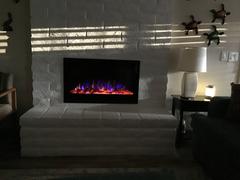 touchstonehomeproducts.com The Sideline 36 Inch Recessed Smart Electric Fireplace 80014 Review