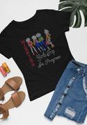 Zoe and Eve Warning Girls Trip In Progress Afro Girl Group Rhinestone Tee Review