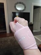 BraceAbility Women's Wrist Brace | Pink Mommy Hand Wrap for Pregnancy Carpal Tunnel Relief & Tendonitis Treatment (FINAL SALE) Review