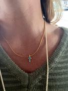 Christina Greene LLC Dainty Turquoise Cross Necklace Review