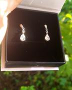 Cate & Chloe Zoey Playful 18K White Gold Drop Earrings with Swarovski Crystals Review