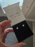 Cate & Chloe Rae “Brilliance” 18k White Gold Swarovski Stud Earrings Review