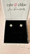 Cate & Chloe Rae “Brilliance” 18k White Gold Swarovski Stud Earrings Review