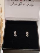 Cate & Chloe Eliana “Revered” 18k White Gold Plated Earrings Swarovski Earrings with CZ Crystals Review