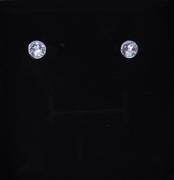 Cate & Chloe Blaire “Majestic” 18k White Gold Plated Stud Earrings with Swarovski Round Cut Crystals Review