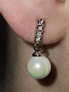 Cate & Chloe Gabrielle 18k White Gold Simulated Pearl Drop Earrings Review