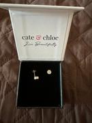 Cate & Chloe Remy 18k White Gold Plated Crystal Stud Earrings with Heart Accents Review