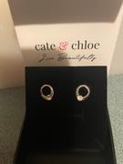 Cate & Chloe Dahlia “Blossom” 18k White Gold Plated Simulated Diamond Crystal Earrings Review