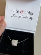 Cate & Chloe Anabelle “Alluring” 18k White Gold Plated Pendant Necklace with Swarovski Crystals Review