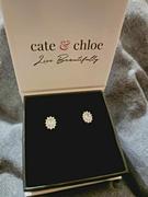 Cate & Chloe Sage Wisdom 18k White Gold Plated Stud Earrings Review