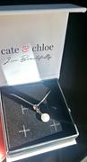 Cate & Chloe Genevieve Sweet Pearl 18k White Gold Plated Pendant Necklace with Swarovski Crystals Review