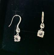 Cate & Chloe Kadence 18k White Gold Plated Crystal Drop Dangle Earrings Review