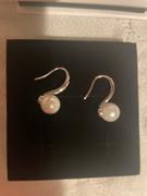 Cate & Chloe Ann 18k White Gold Freshwater Pearl Drop Earrings with Crystals Review