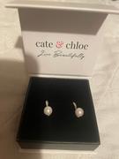 Cate & Chloe Ann 18k White Gold Freshwater Pearl Drop Earrings with Crystals Review