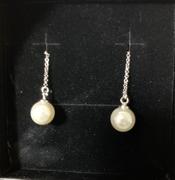 Cate & Chloe Aspen Exemplary 18k White Gold Plated Pearl Dangle Earrings with Freshwater Pearl Review