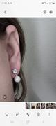 Cate & Chloe June Radiant 18k White Gold Pearl Drop Earrings with Swarovski Crystals Review