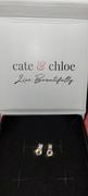 Cate & Chloe Laya 18k White Gold Plated Stud Earrings with Crystals Review