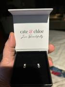 Cate & Chloe Laya 18k White Gold Plated Stud Earrings with Crystals Review