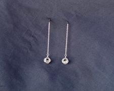 Cate & Chloe Lena 18k White Gold Drop Earrings with Swarovski Crystals Review