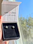 Cate & Chloe Macie 18k White Gold Plated Cluster Crystal Stud Earrings Review