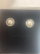 Cate & Chloe Nina 18k White Gold Classic Pearl Stud Earrings with Swarovski Crystal Halo Review